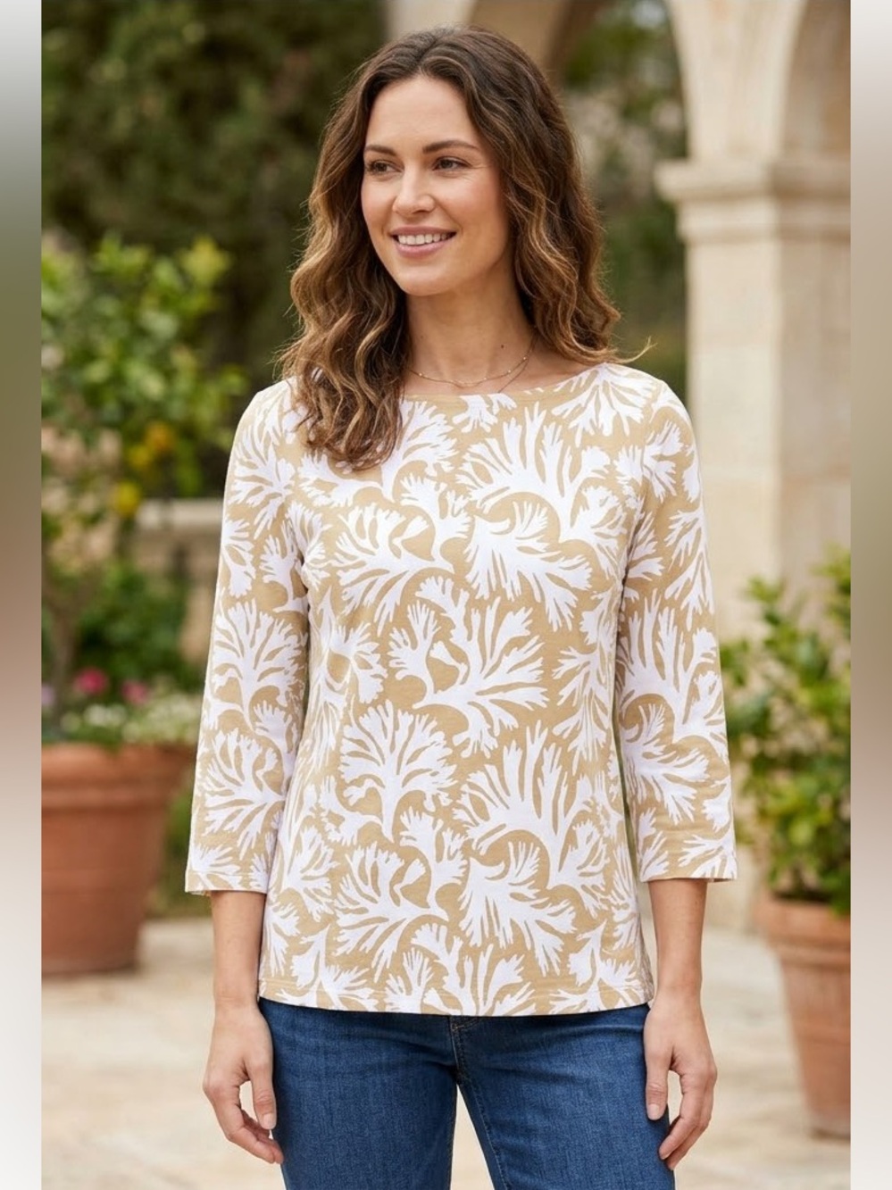 NWOT Ann Taylor || Woman’s 1/4 sleeves blouse size large